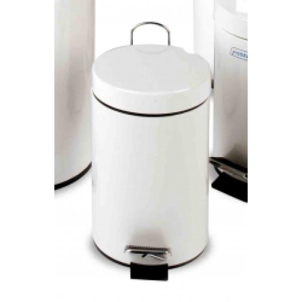 12L-Pedal-Operated-Bin-White